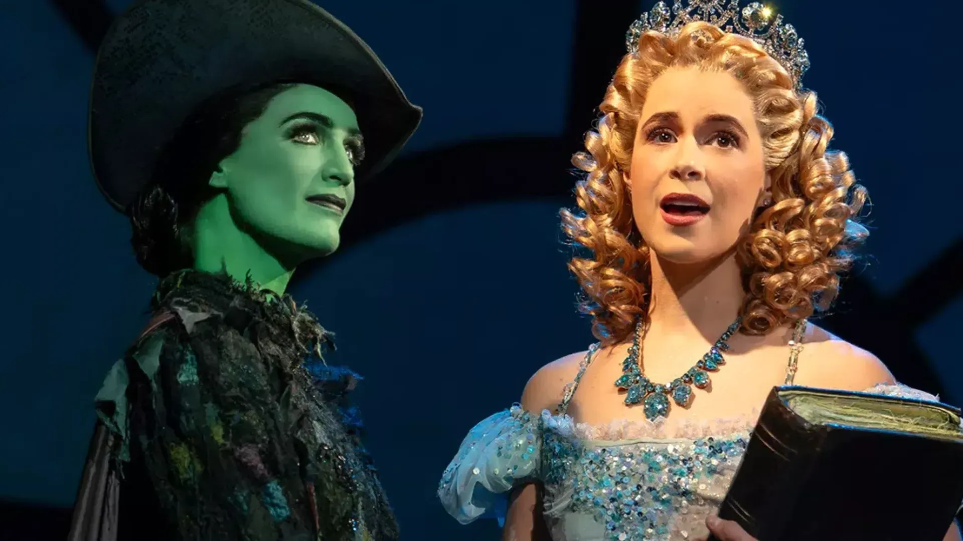 The cast of "Wicked" at San Francisco's 戏剧院剧院